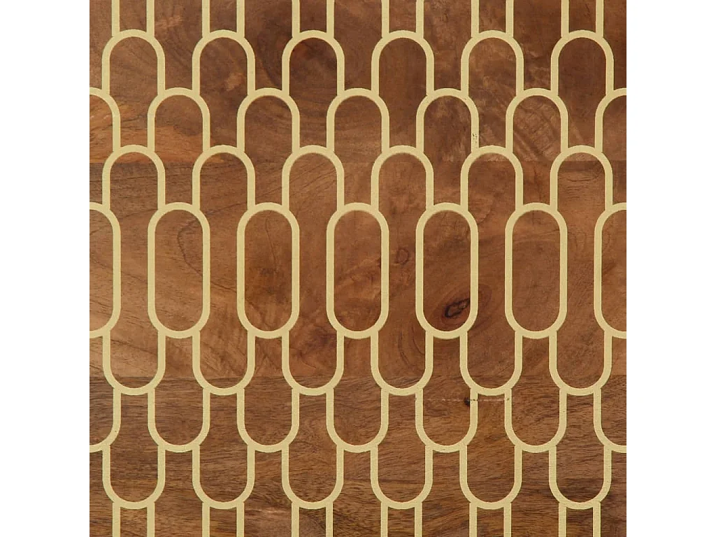 Sophie-Luce  Meuble TV 70x33x46 cm Bois massif de manguier