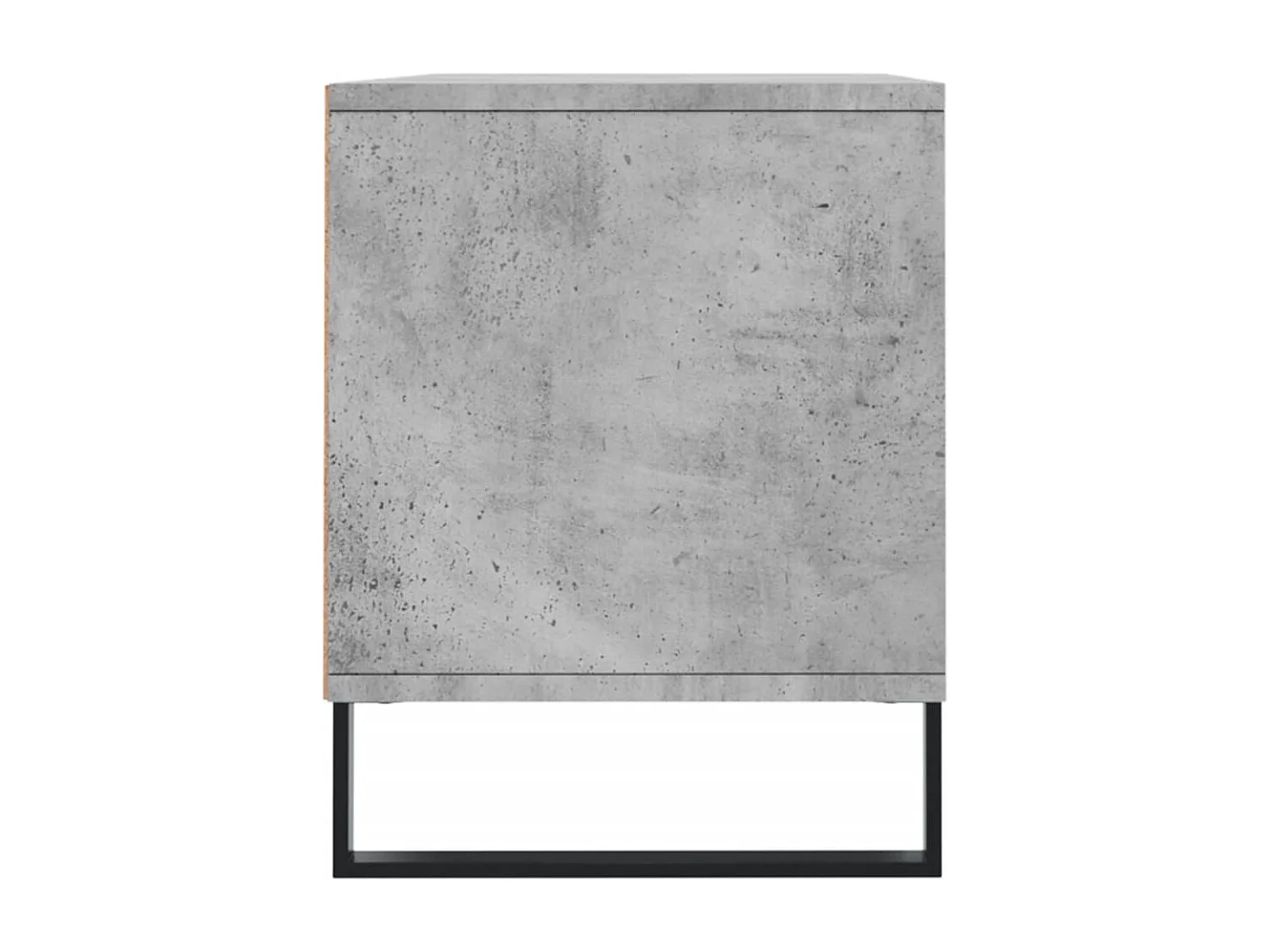 Volne  Mueble de TV madera contrachapada gris hormigón 100x34,5x44,5cm