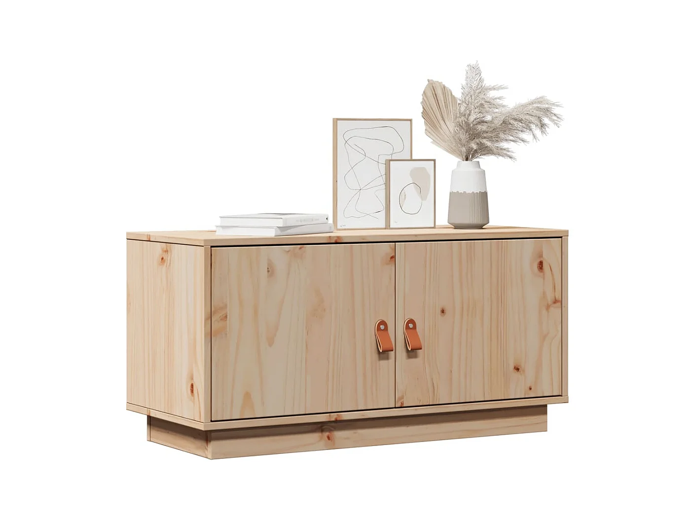 Maarianhamina  Meuble TV 80x34x40 cm Bois de pin massif