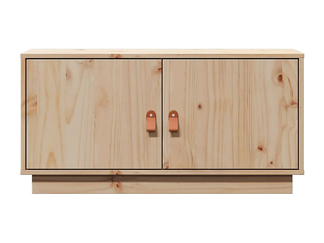 Maarianhamina  Meuble TV 80x34x40 cm Bois de pin massif