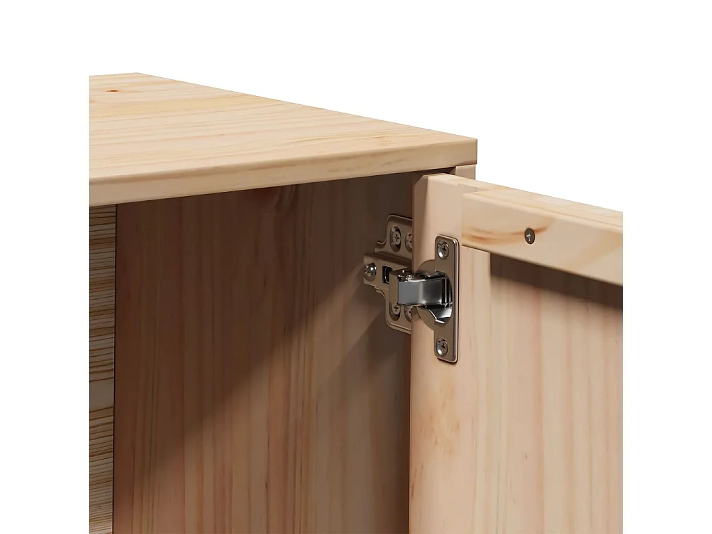 Maarianhamina  Meuble TV 80x34x40 cm Bois de pin massif