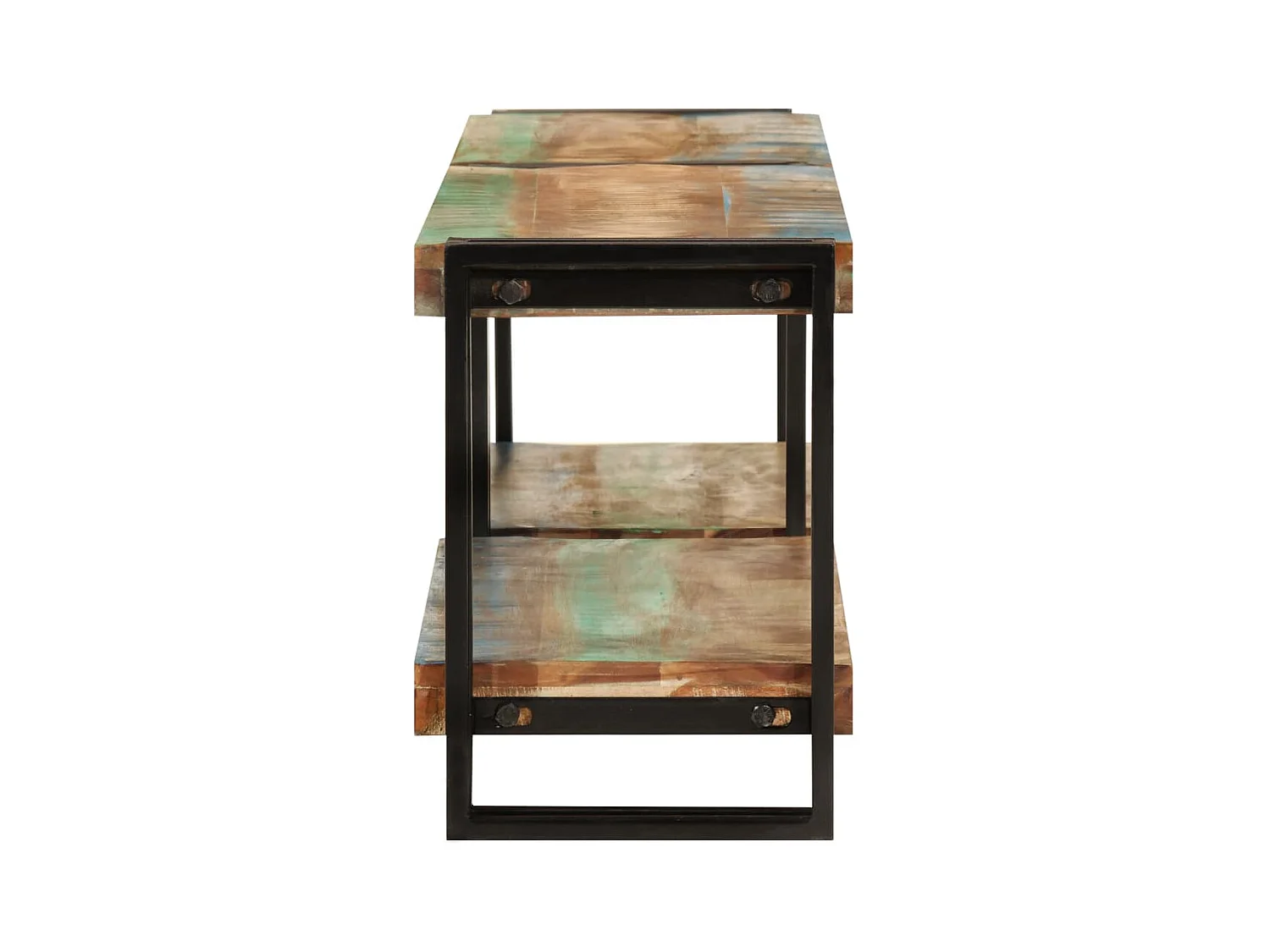 Clearfield  Meuble TV 140x30x40 cm bois massif de récupération