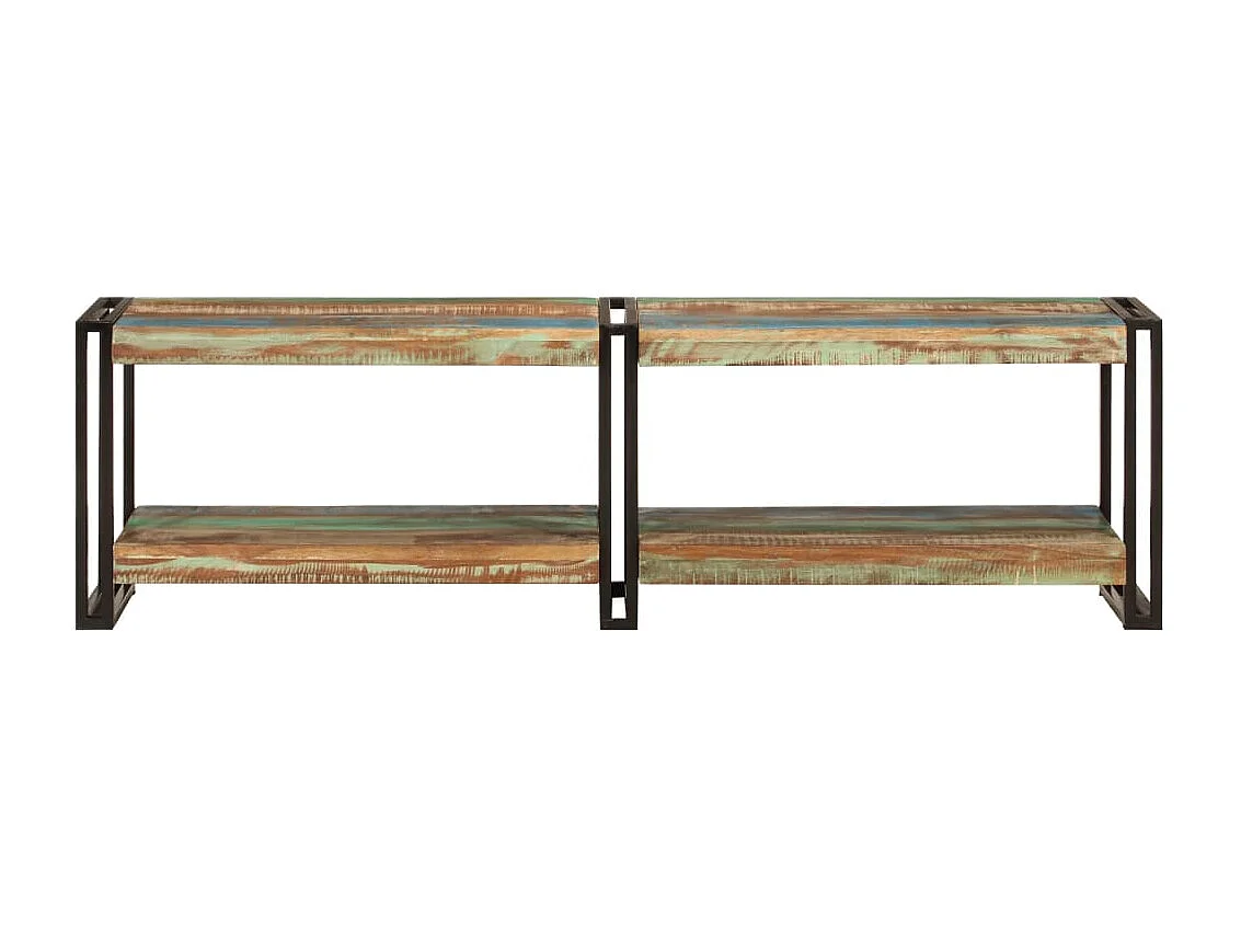 Clearfield  Mueble de TV madera maciza reciclada 140x30x40 cm