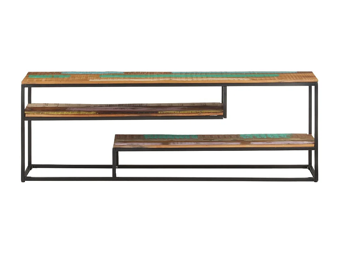 Tempe  Mueble para TV de madera maciza reciclada 130x30x45 cm