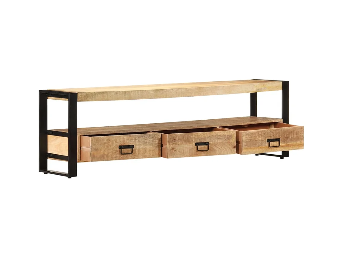 La Mirada  Mueble para TV madera maciza de mango 150x30x45 cm