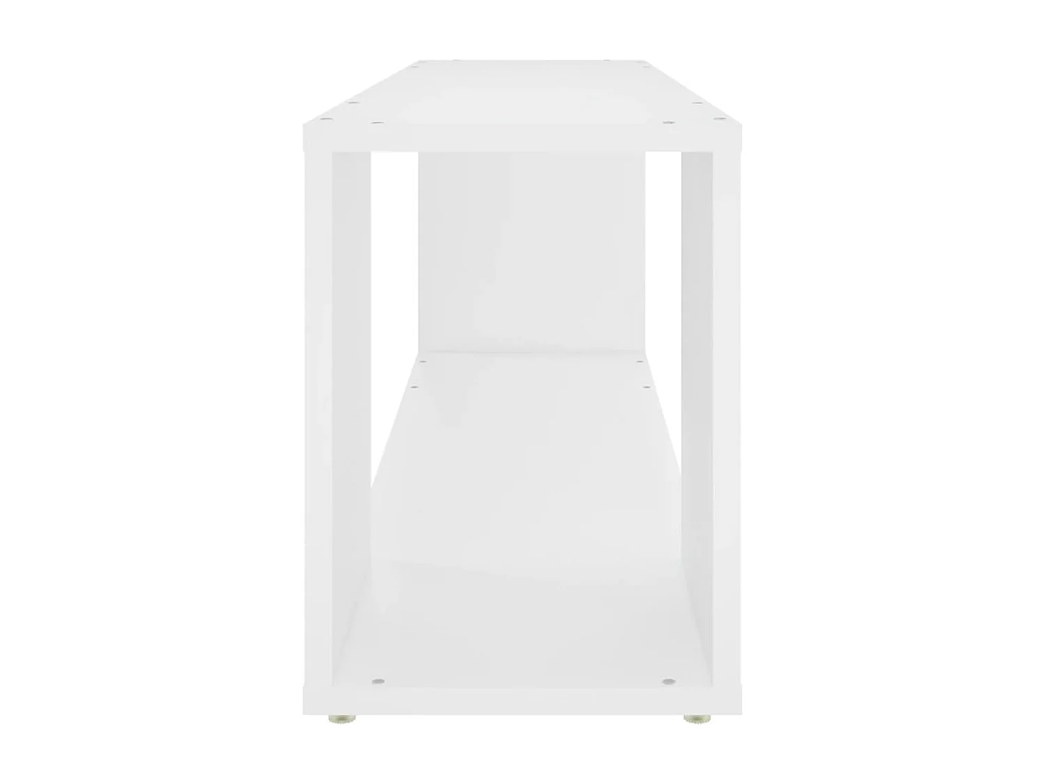 Norman  Meuble TV Blanc 100x24x32 cm Bois d'ingénierie