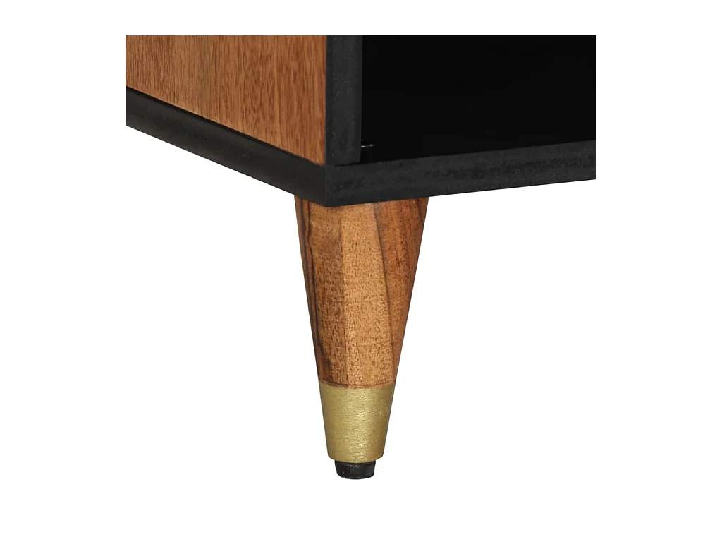 Garden Furniture -  Meuble TV 100x33x46 cm bois massif de manguier