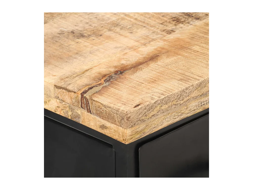 Garden Furniture -  Tv-meubel 90x30x41 cm ruw mangohout