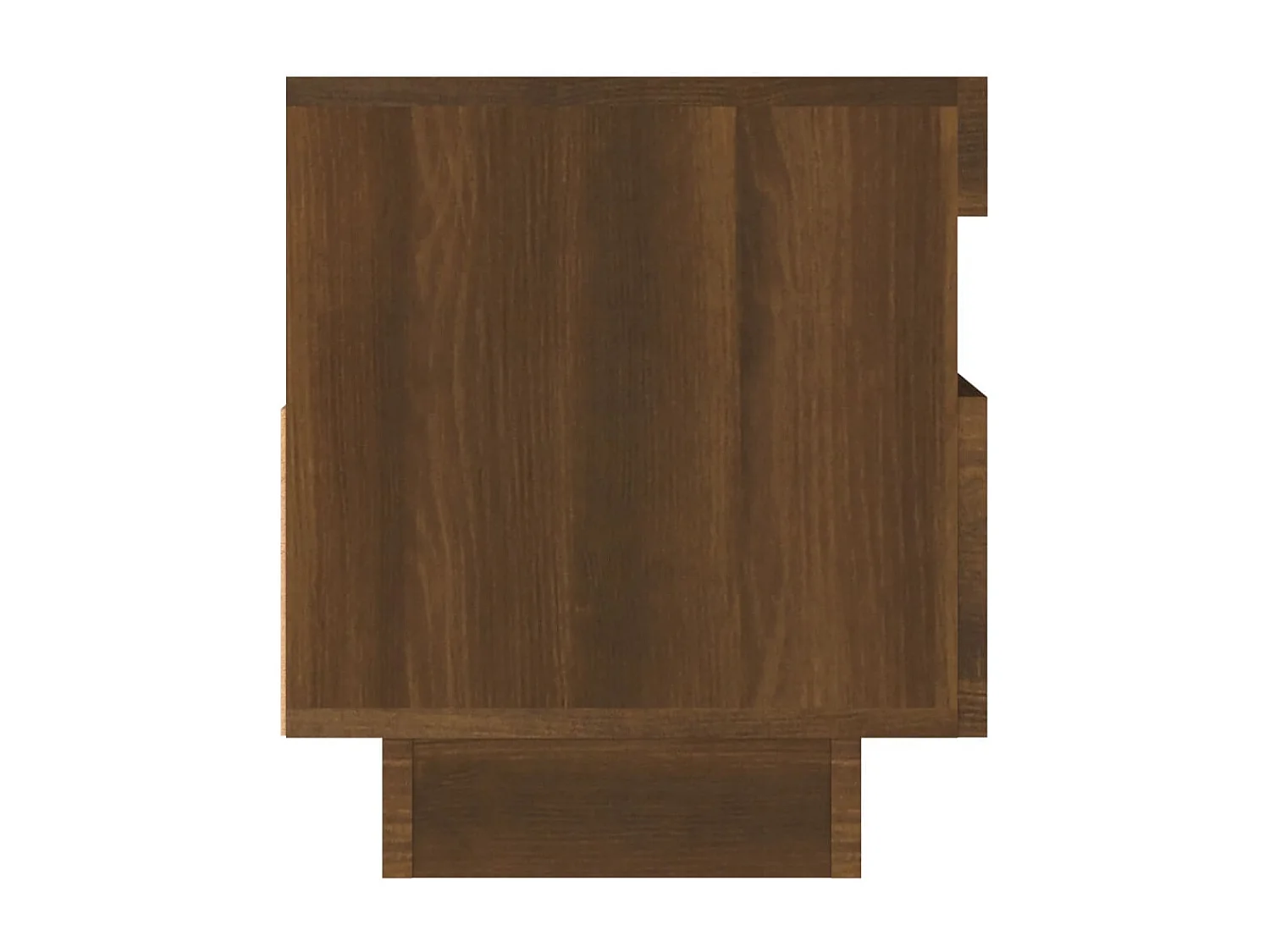 Roelant  Meuble TV avec lumières LED chêne marron 80x35x40 cm