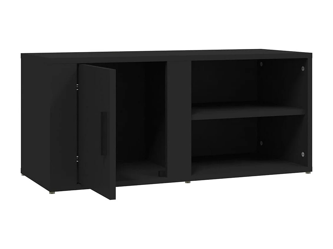 Arnaldo  Meubles TV 2 pcs Noir 80x31,5x36 cm Bois d'ingénierie