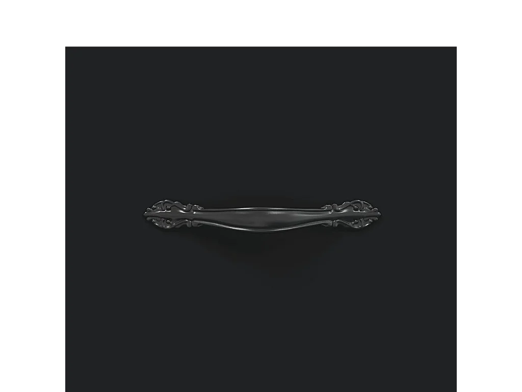 Juana Fernanda  Mueble de TV madera de ingeniería negro 102x36x50 cm