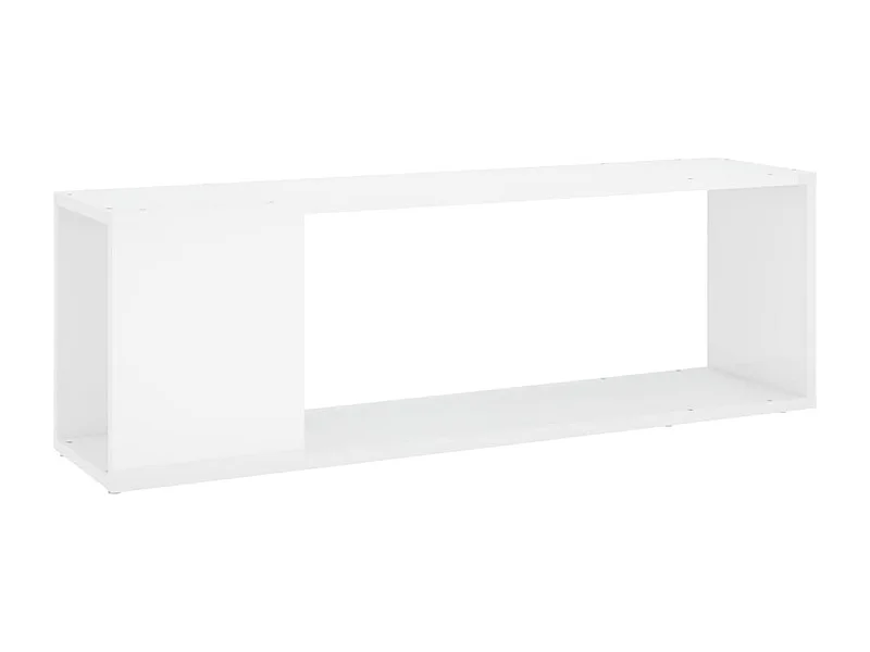 Norman  Tv-meubel 100x24x32 cm bewerkt hout hoogglans wit