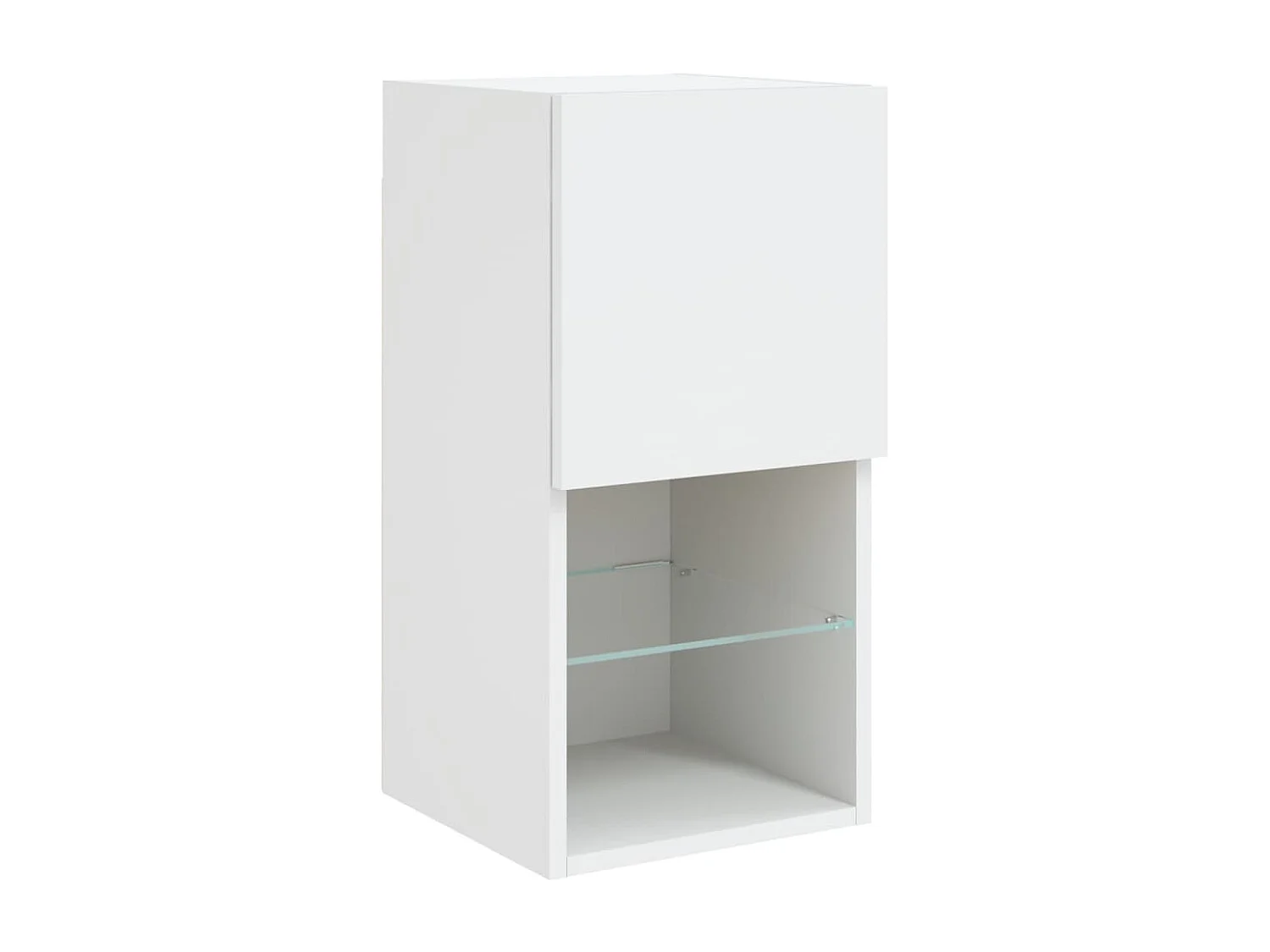 Almar  Muebles para TV con luces LED 2 uds blanco 30,5x30x60 cm