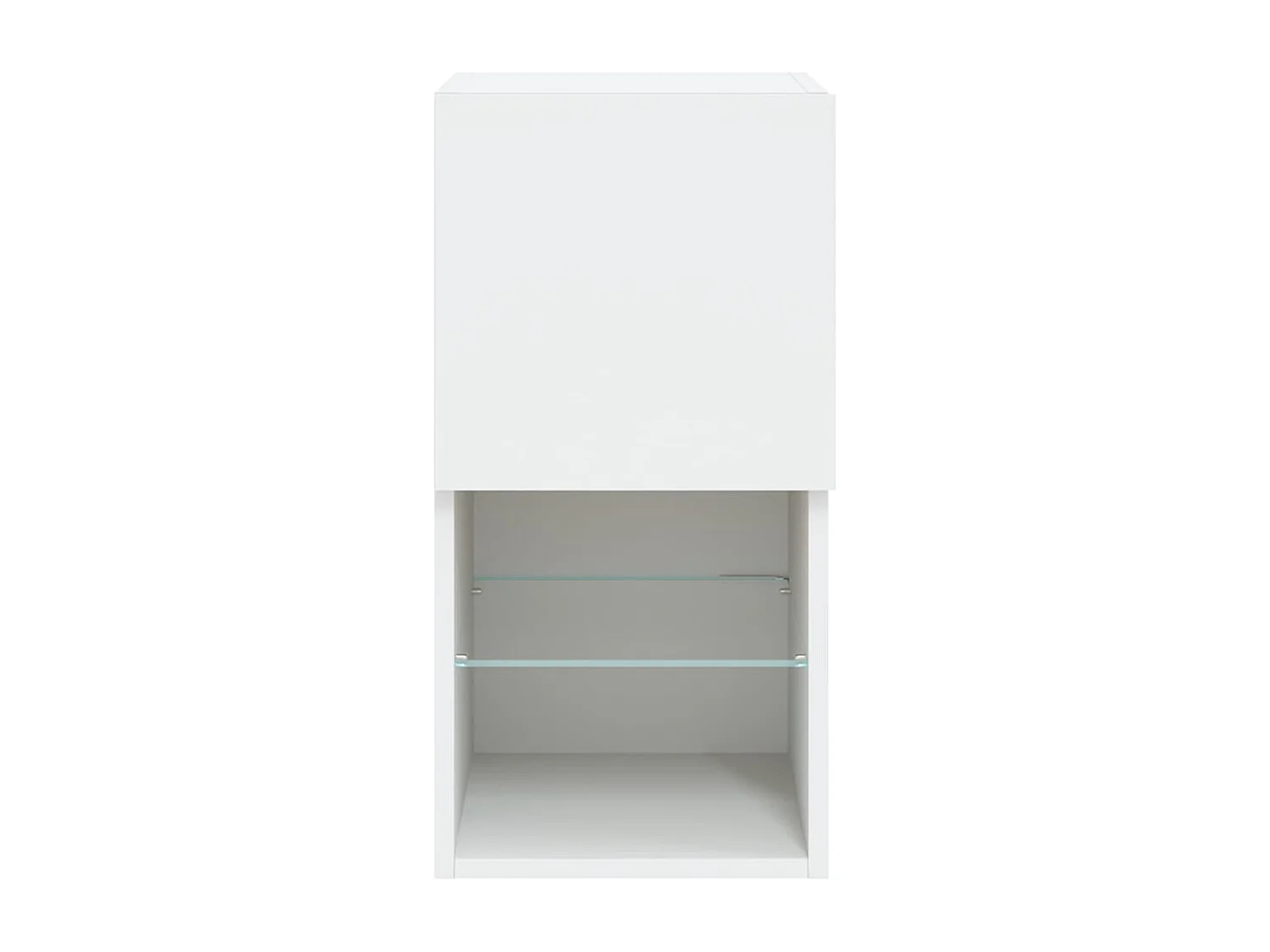 Almar  Muebles para TV con luces LED 2 uds blanco 30,5x30x60 cm