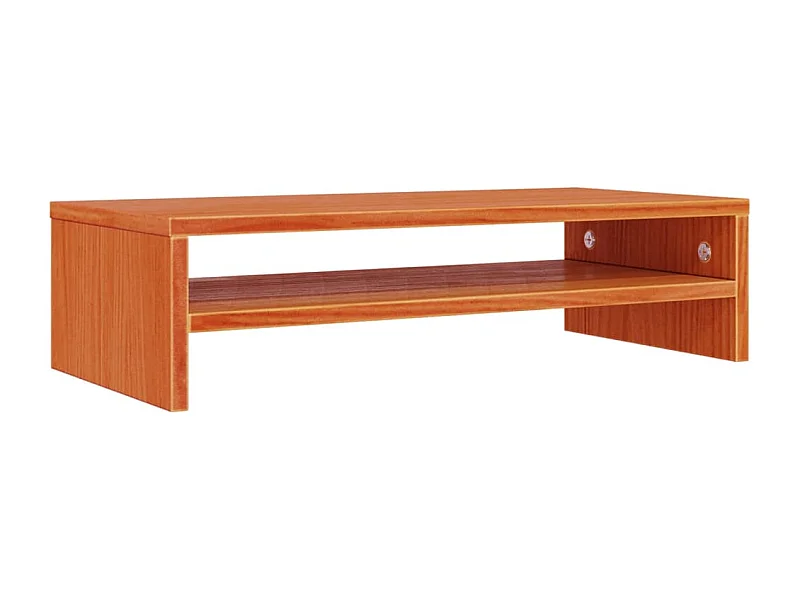 Prolenta Premium -  Support de moniteur marron miel 50x24x13 cm bois de pin solide