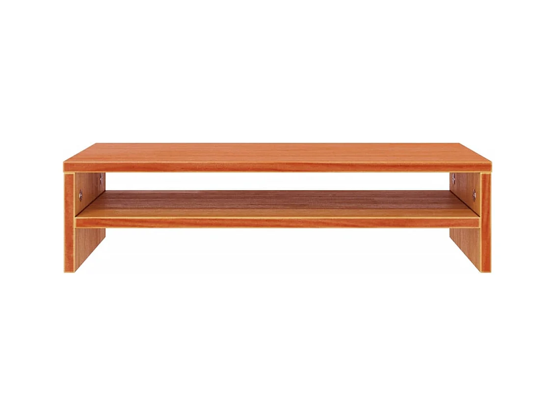 Prolenta Premium -  Support de moniteur marron miel 50x24x13 cm bois de pin solide