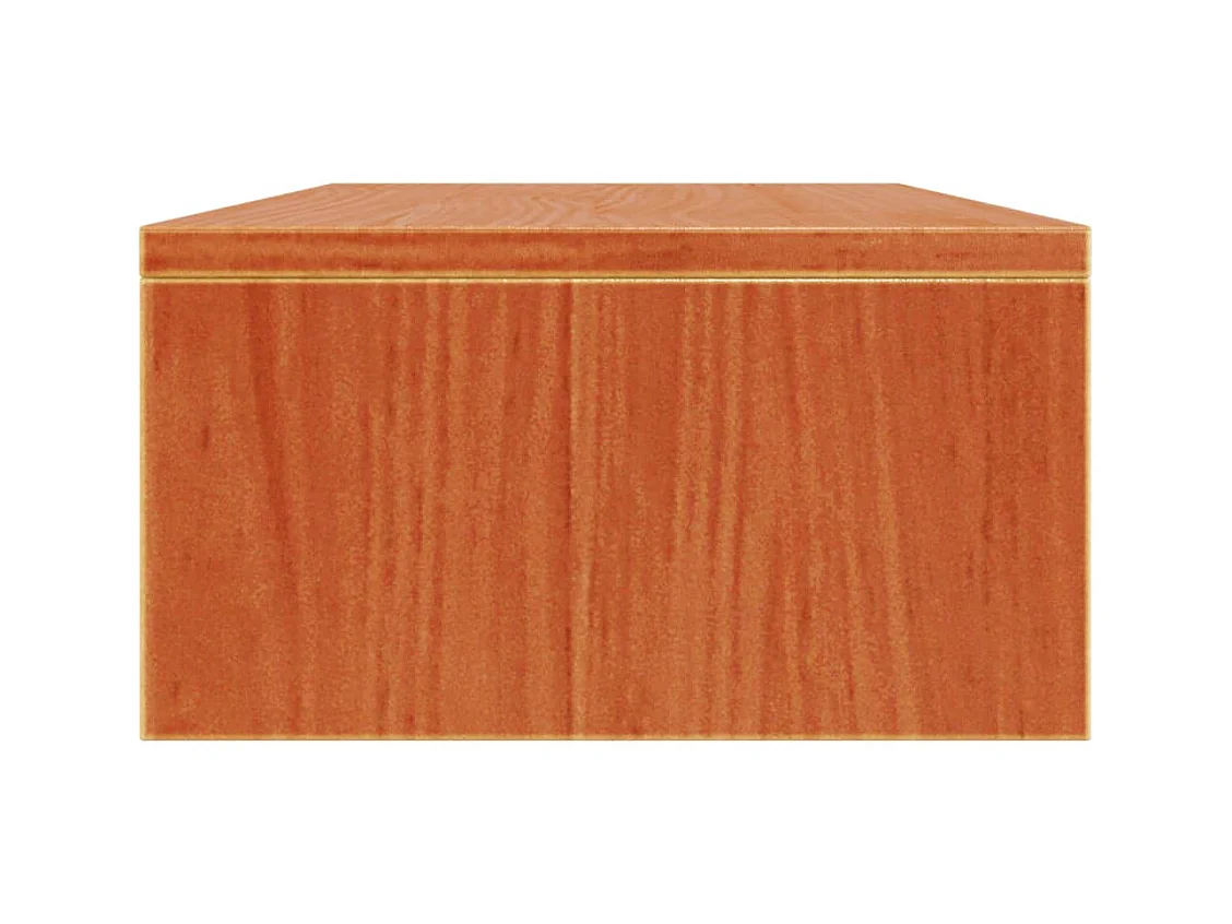 Prolenta Premium -  Support de moniteur marron miel 50x24x13 cm bois de pin solide