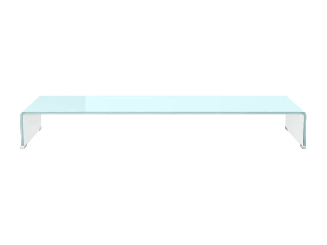 Fall River  Meuble TV/Support pour moniteur 100x30x13 cm verre vert