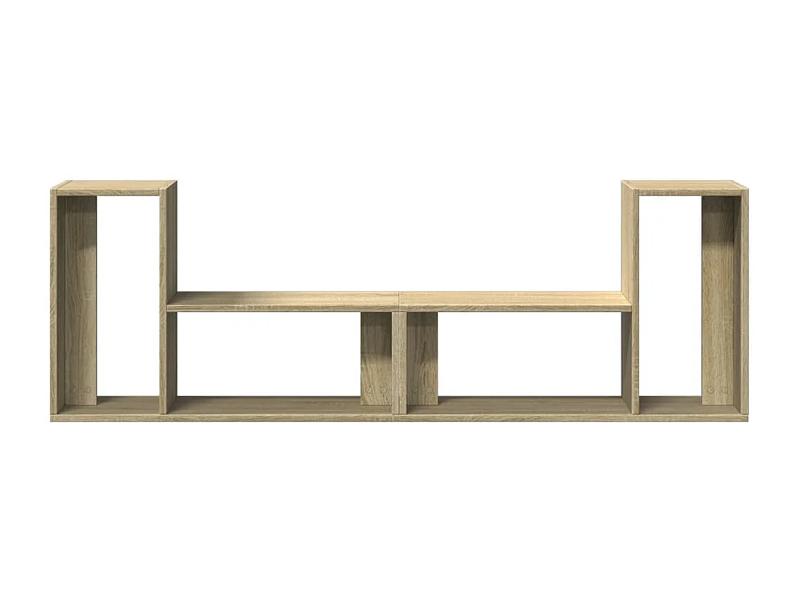 Dunmore  Meubles TV 2 pcs chêne sonoma 75x30x50 cm bois d'ingénierie