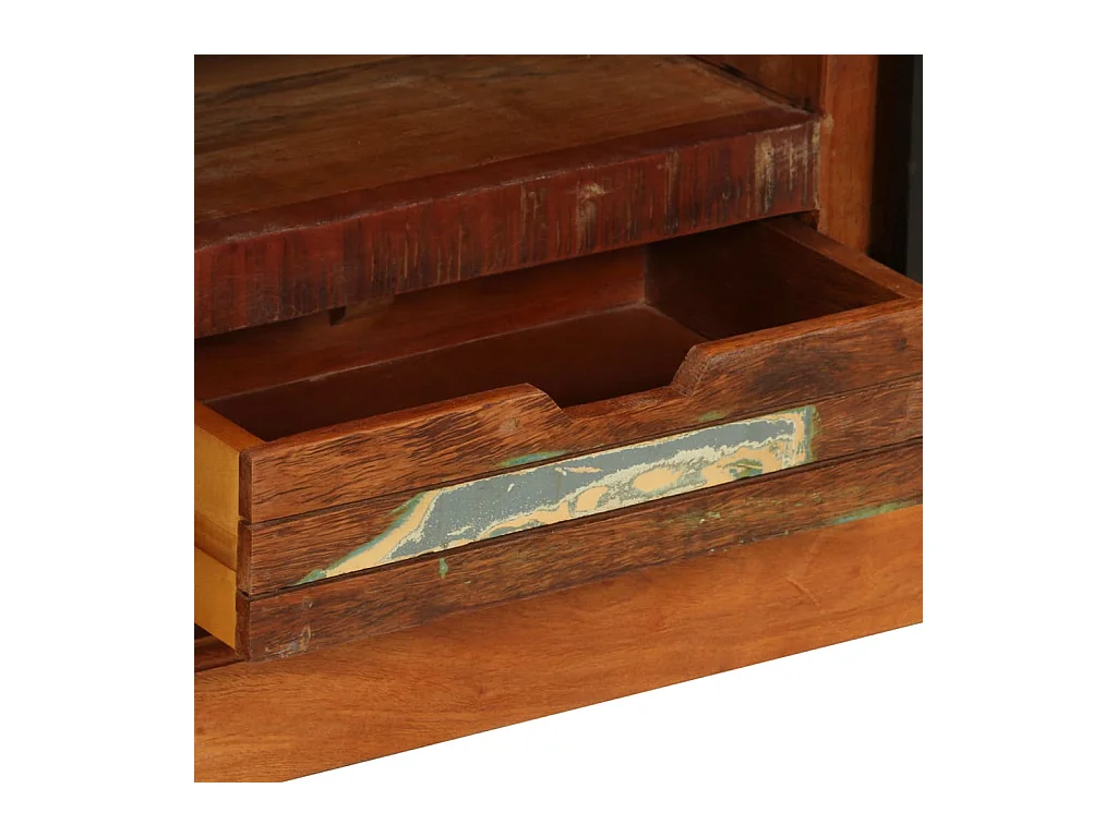 Garden Furniture -  Meuble TV 110 x 30 x 45 cm Bois de récupération massif