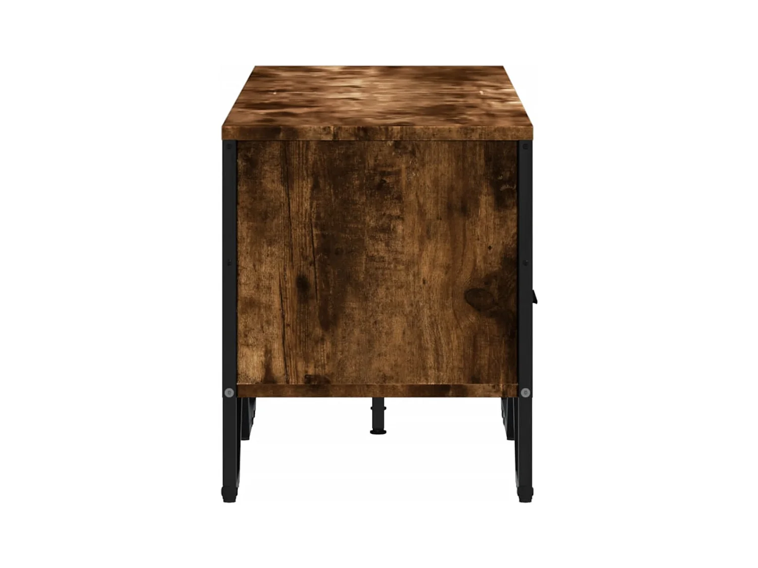 Henri-Jean  Meuble TV chêne fumé 122x34x41 cm bois d'ingénierie