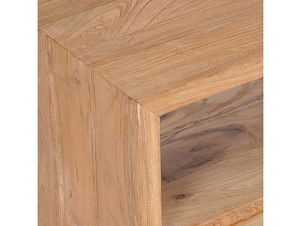 Garden Furniture -  Meuble TV 90x30x40 cm bois de teck solide