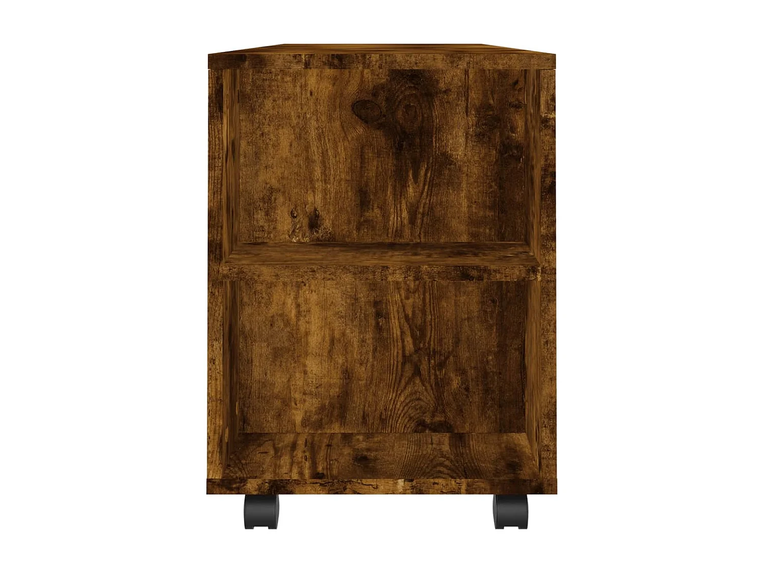 Elli  Tv-meubel 102x34,5x43 cm bewerkt hout gerookt eikenkleurig