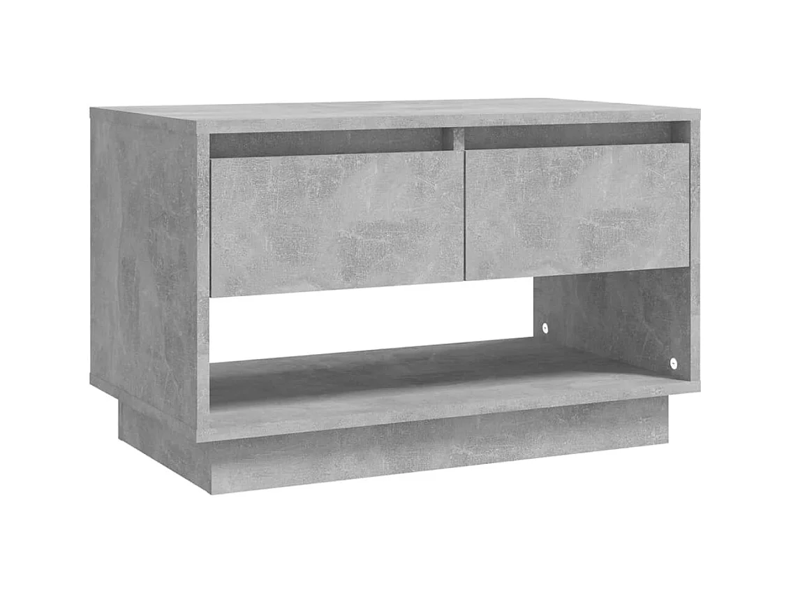 Brooke Taylor  Meuble TV gris béton 70x41x44 cm bois d'ingénierie