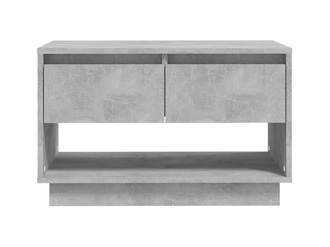 Brooke Taylor  Meuble TV gris béton 70x41x44 cm bois d'ingénierie