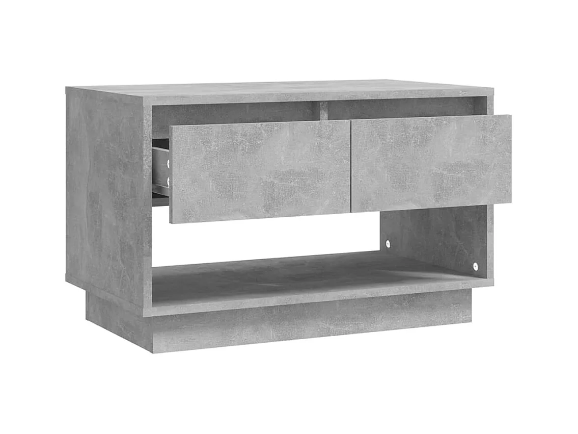 Brooke Taylor  Meuble TV gris béton 70x41x44 cm bois d'ingénierie