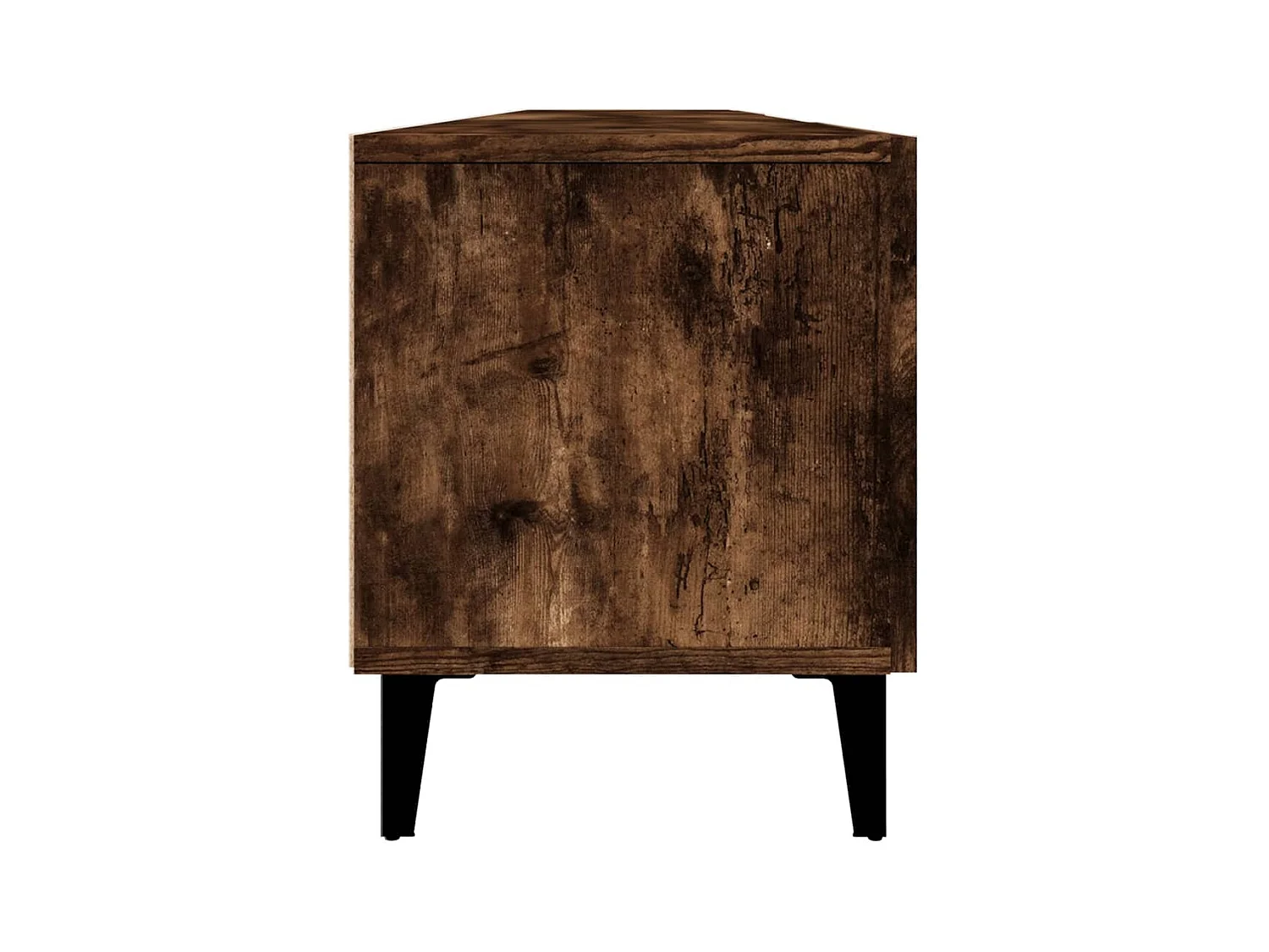 Odette  Tv-meubel 180x31,5x40 cm bewerkt hout gerookt eikenkleurig