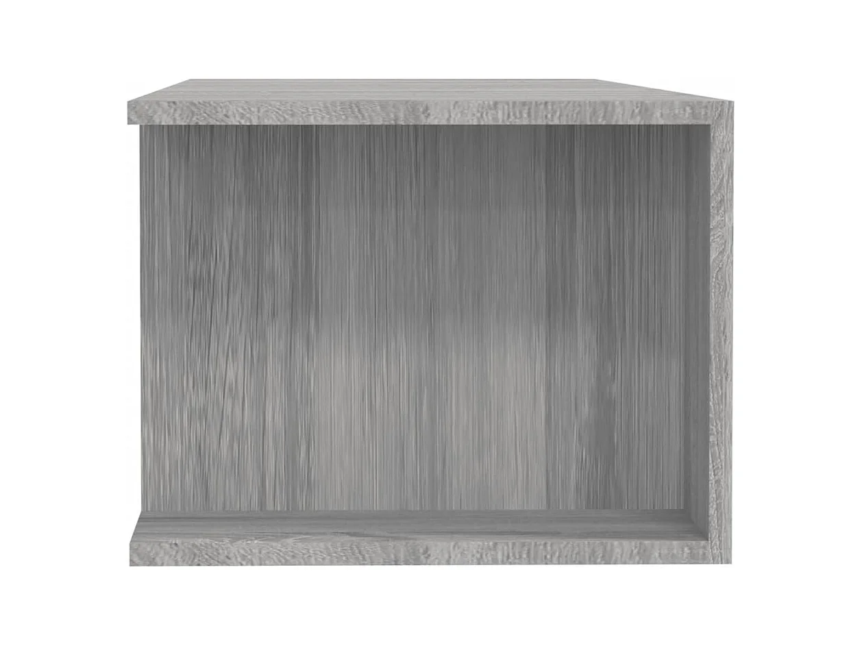 Henryetta  Meuble TV avec lumières LED sonoma gris 135x39x30 cm
