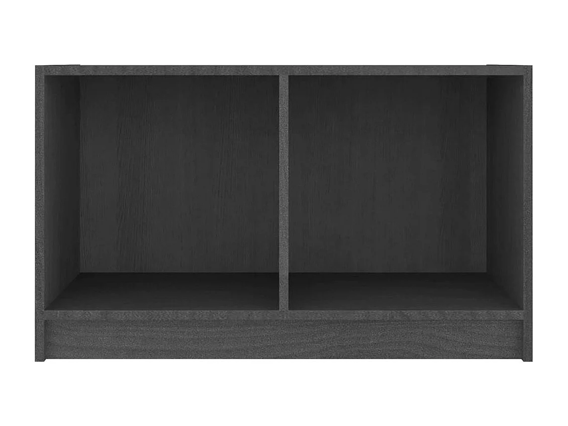 White Hall  Tv-meubel 70x33x42 cm massief grenenhout grijs