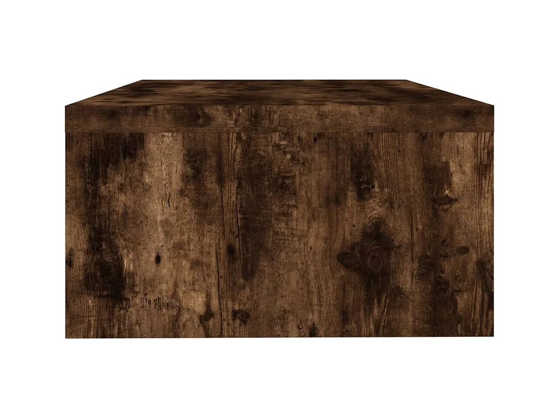 Prolenta Premium -  Support de moniteur Chêne fumé 42x24x13 cm Bois d'ingénierie