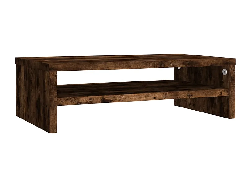 Prolenta Premium -  Soporte monitor madera contrachapada roble ahumado 42x24x13 cm