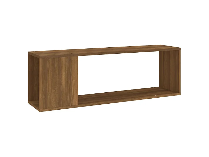 Norman  Tv-meubel 100x24x32 cm bewerkt hout bruin eikenkleur