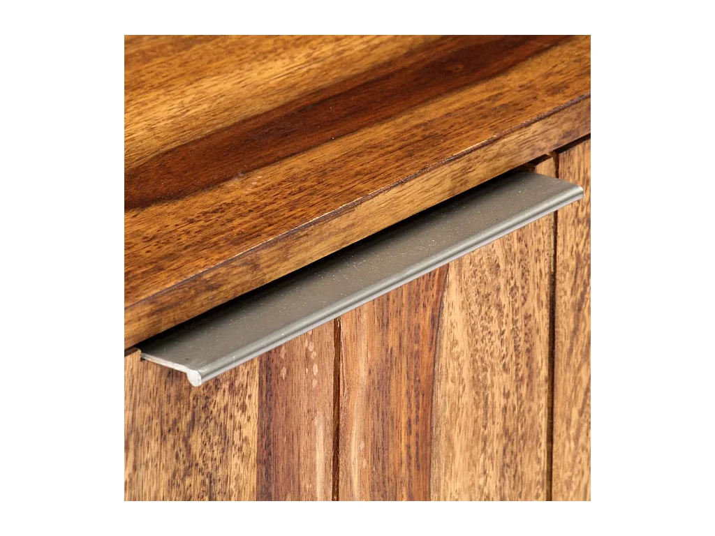 Garden Furniture -  Mueble para TV madera maciza de acacia 140x30x40 cm