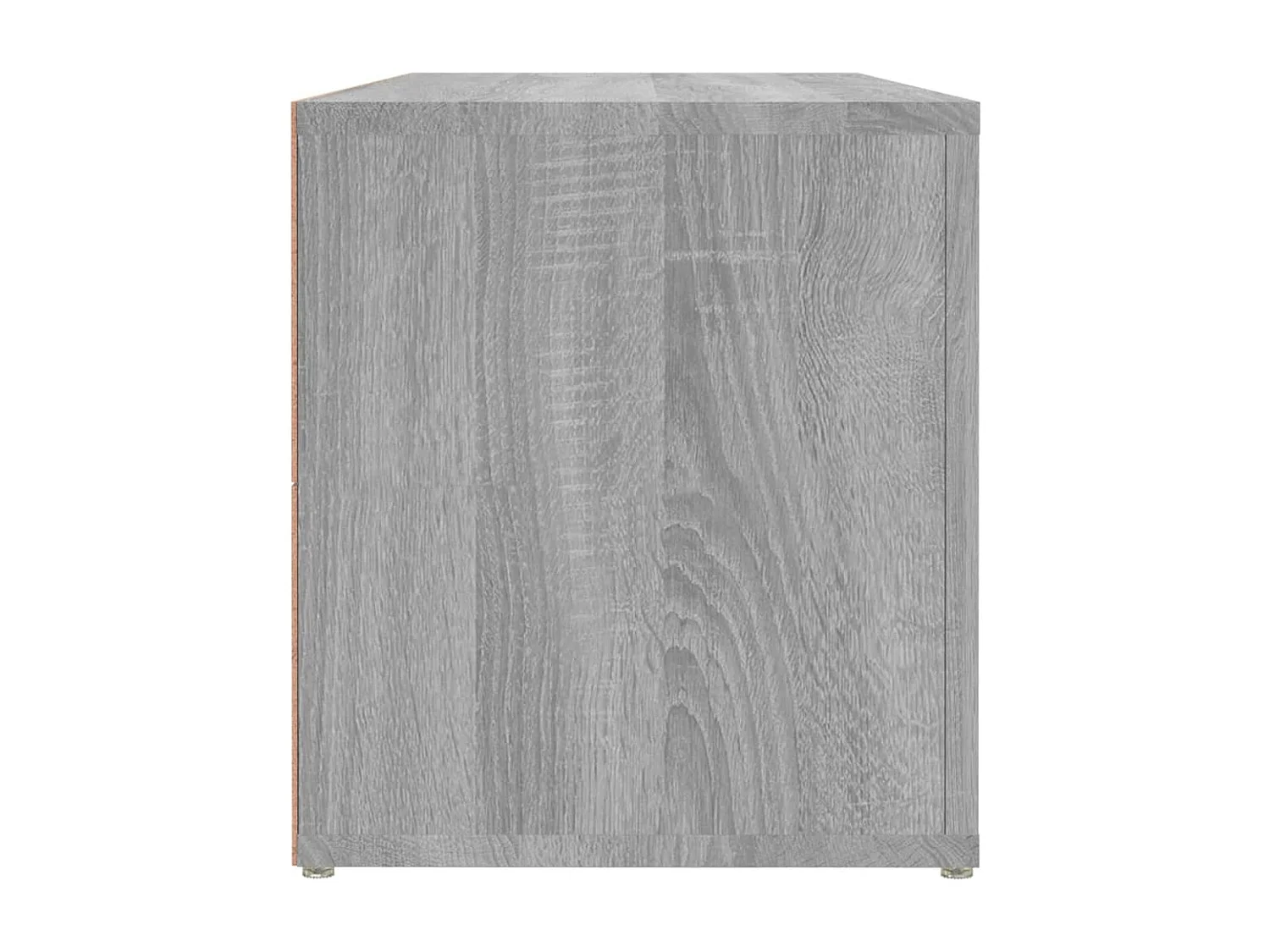 Hidran  Meuble TV Sonoma gris 100x31,5x35 cm Bois d'ingénierie