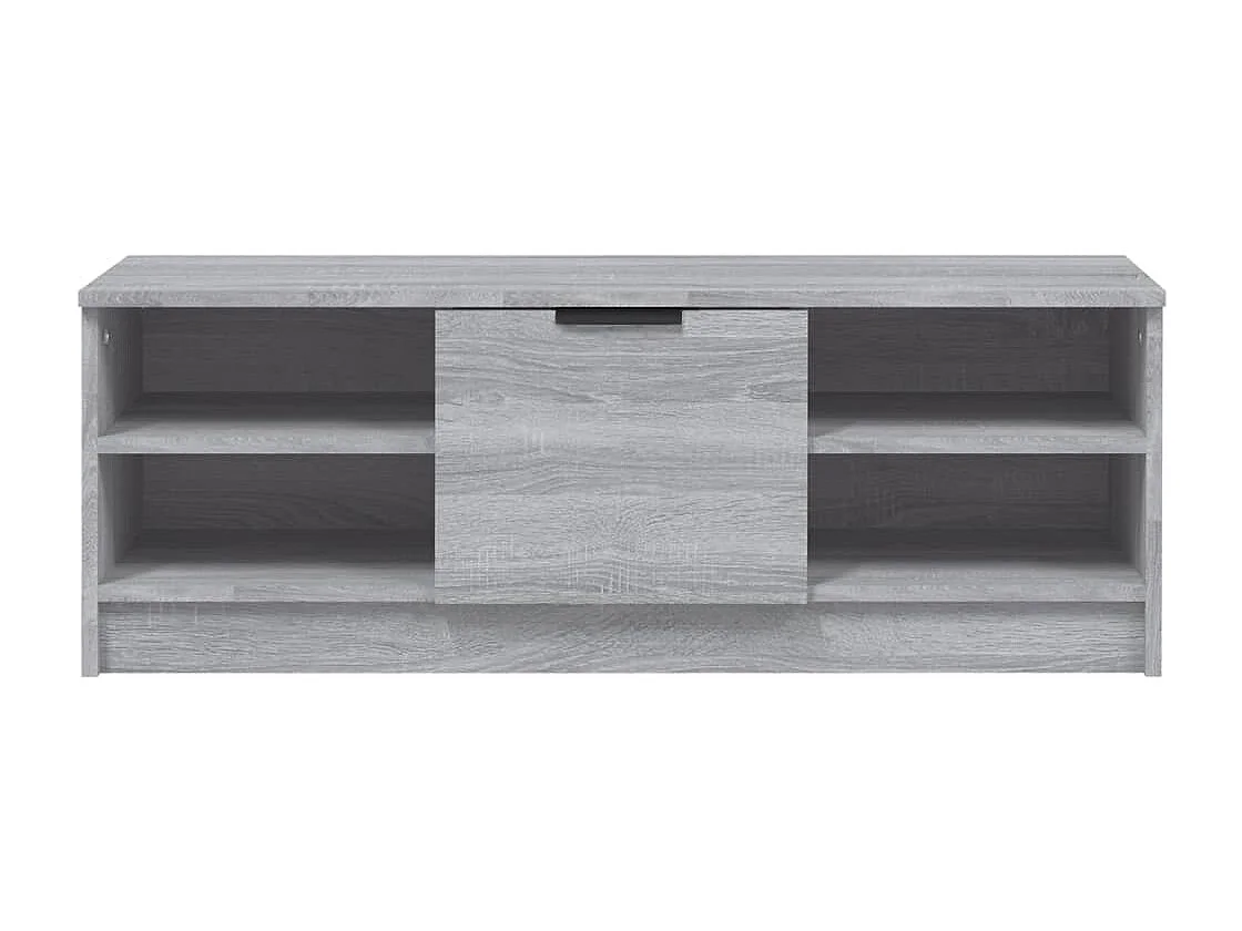 Hilrik  Meuble TV Sonoma gris 102x35,5x36,5 cm Bois d'ingénierie