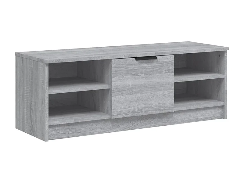 Hilrik  Tv-meubel 102x35,5x36,5 cm bewerkt hout grijs sonoma eikenkleur