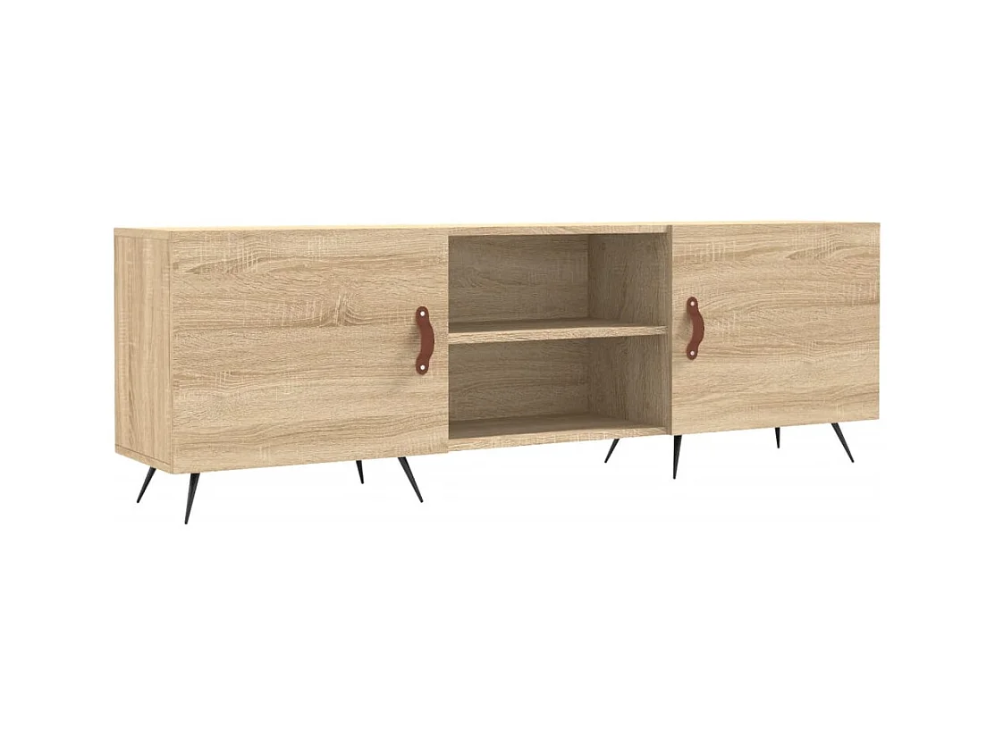 Arlo  Meuble TV chêne sonoma 150x30x50 cm bois d'ingénierie