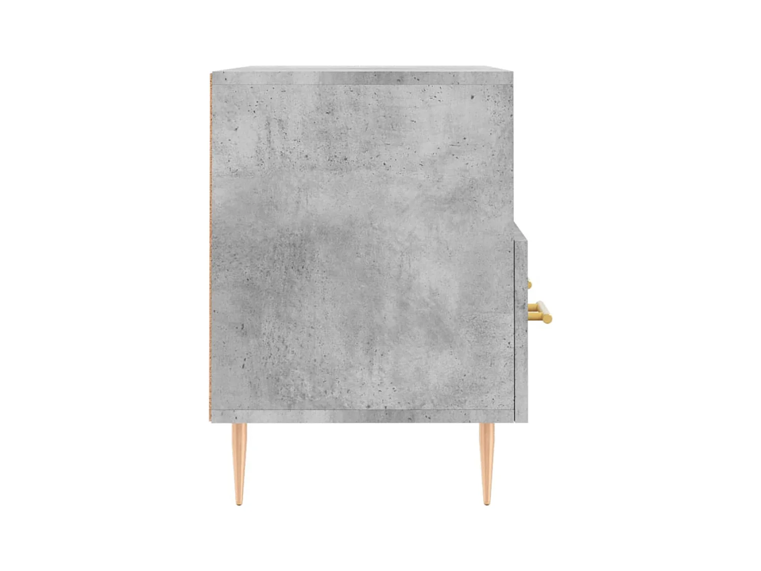 Oona  Mueble para TV madera contrachapada gris hormigón 80x36x50 cm