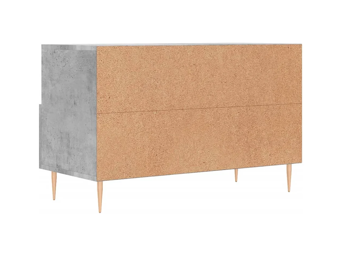 Oona  Mueble para TV madera contrachapada gris hormigón 80x36x50 cm