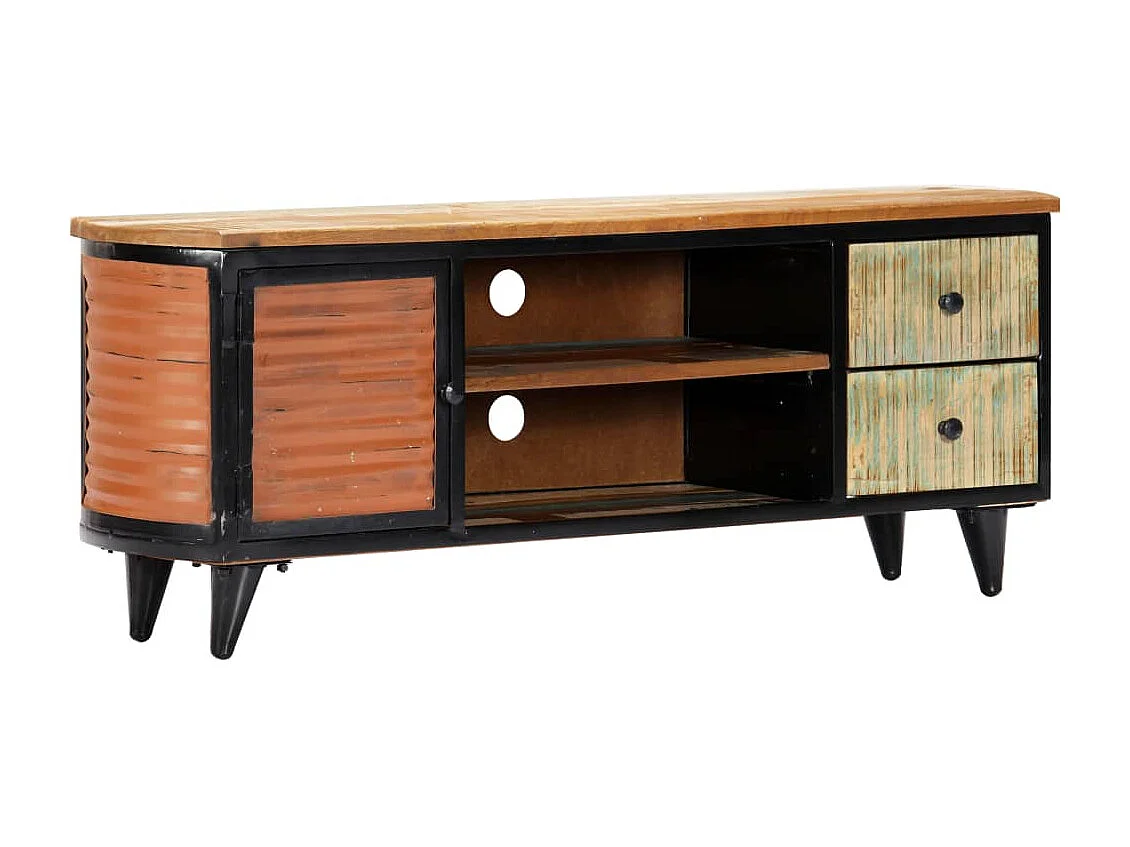 Garden Furniture -  Meuble TV 120x30x45 cm Bois de récupération massif