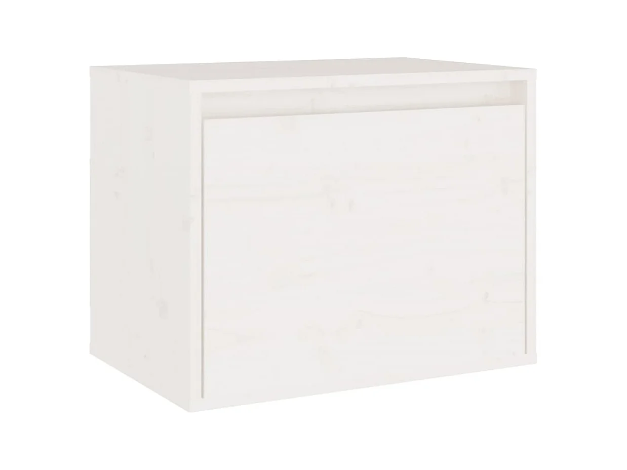 Sermin  Meubles TV 5 pcs Blanc Bois massif de pin