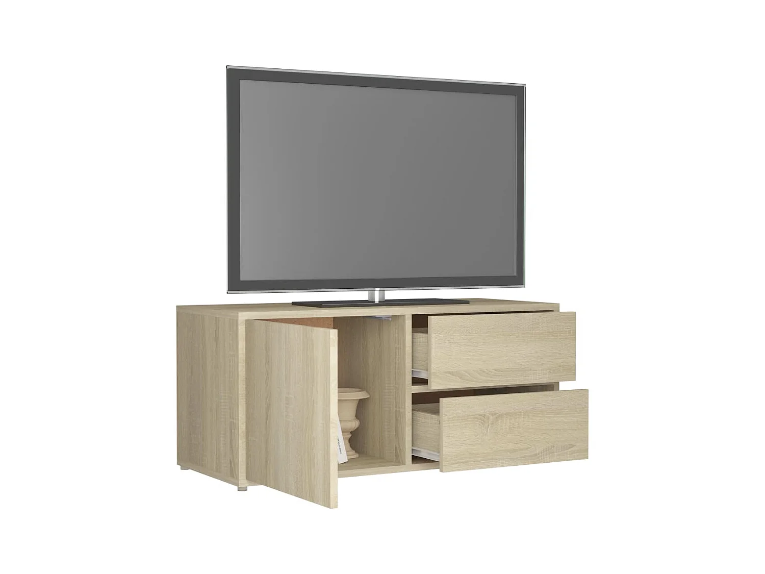 Waianae  Meuble TV Chêne sonoma 80x34x36 cm Bois d'ingénierie