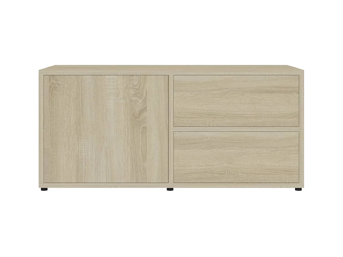 Waianae  Meuble TV Chêne sonoma 80x34x36 cm Bois d'ingénierie