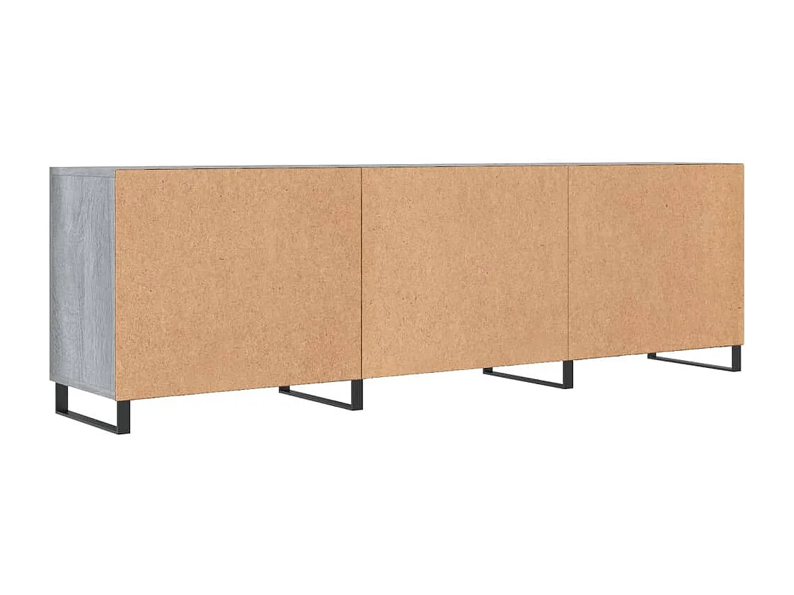 Astrid Helene  Tv-meubel 150x30x50 cm bewerkt hout grijs sonoma eikenkleurig