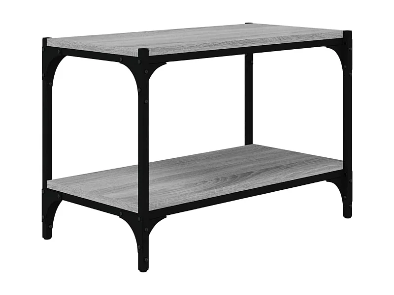 Foster City  Mueble para TV contrachapada y acero gris Sonoma 60x33x41 cm