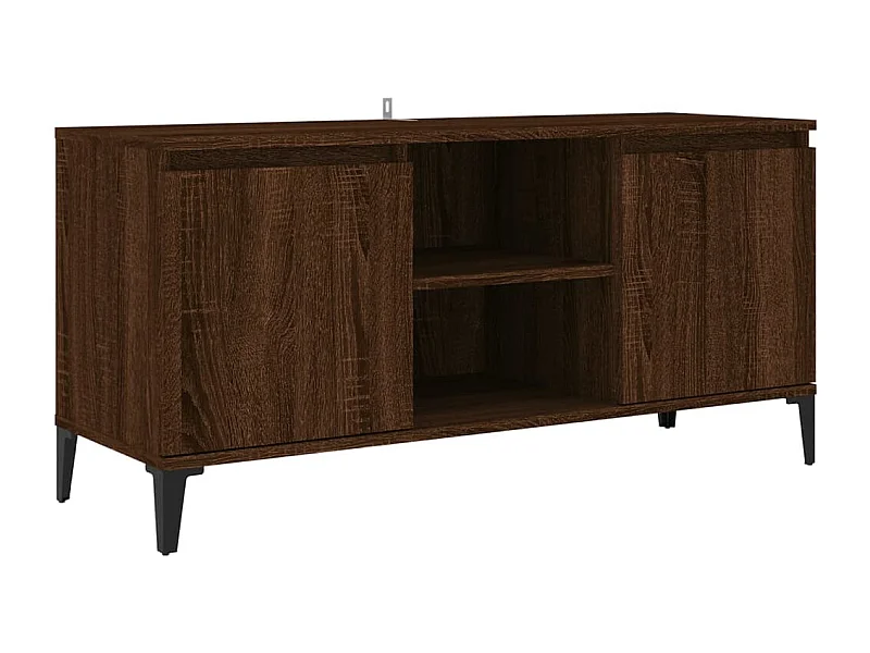 Billie  Tv-meubel met metalen poten 103,5x35x50 cm bruin eikenkleur